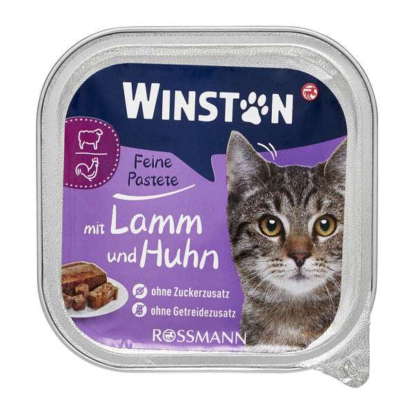 Winston állateledel macskáknak báránnyal és csirkével - 100 g