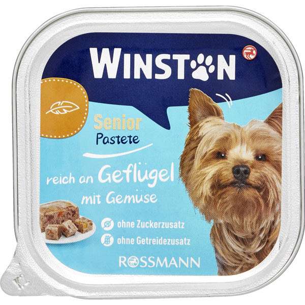 Winston állateledel kutyáknak, szárnyashússal és zöldséggel - 150 g