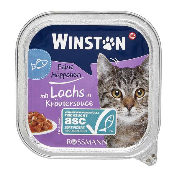 Winston állateledel macskáknak lazaccal - 100 g