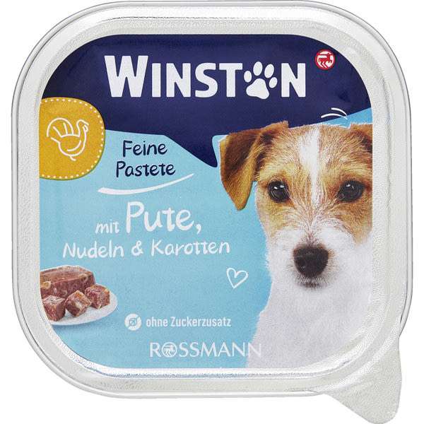 Winston állateledel felnőtt kutyáknak pulykával, tésztával és répával - 300 g