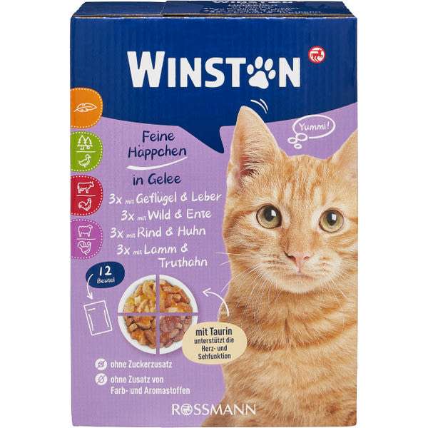 Winston állateledel macskáknak - 1200 g