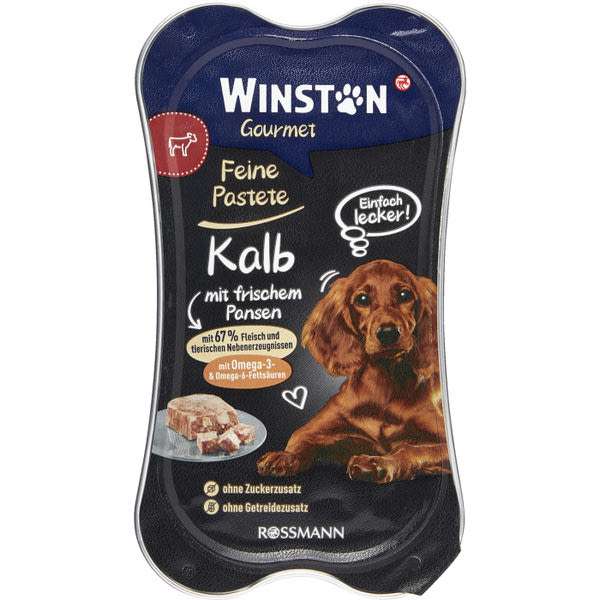 Winston alutasak kutyáknak, borjú és pacal ízesítéssel - 175 g