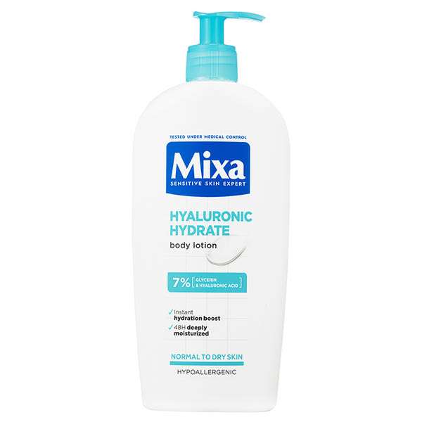 Mixa Hyalurogel testápoló száraz és érzékeny bőrre - 400 ml