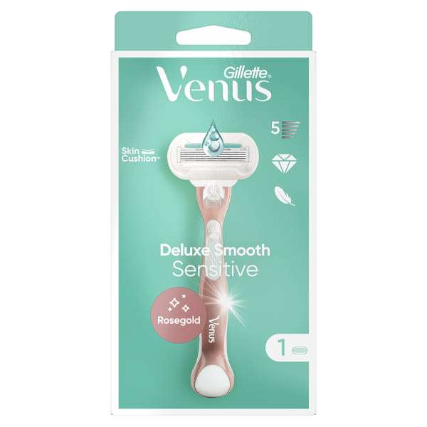 Gillette Venus Extra Smooth Sensitive RoseGold borotvakészülék 5 pengés + 1 borotvabetét - 1 db