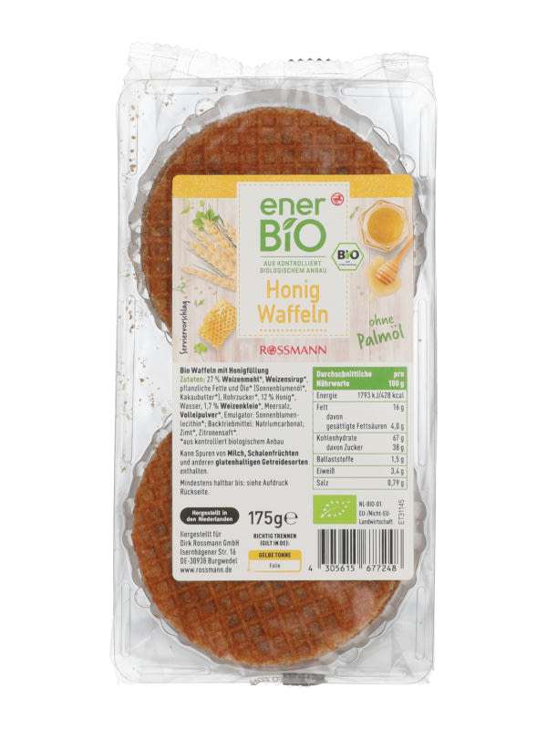 enerBio mézes ostya - 175 g