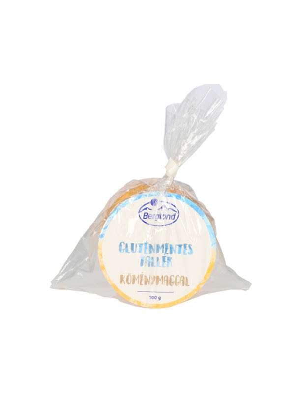 Bergland gluténmentes tallér, köménymaggal - 100 g