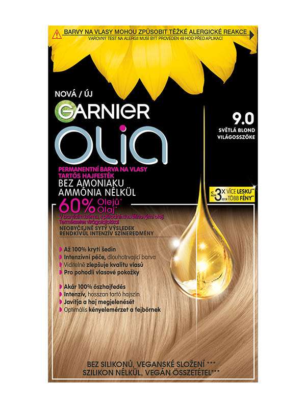 Garnier Olia hajfesték 9.0 Light Blond - 1 db