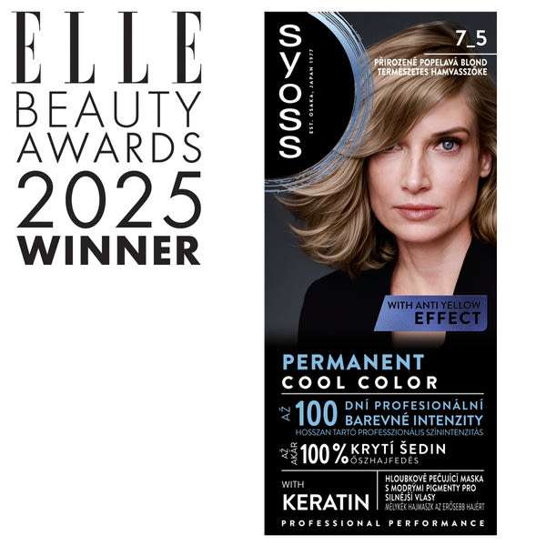Syoss Color 7-5 természetes hamvasszőke - 1 db
