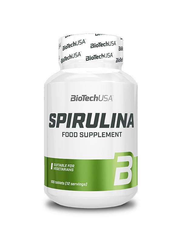 BioTechUSA spirulina tabletta - 100 db