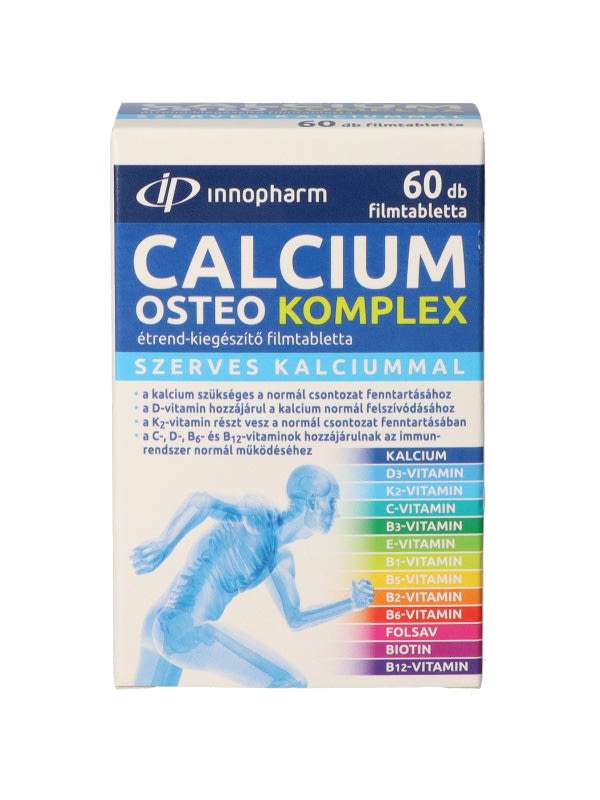 Innopharm Kalcium Osteo komplex étrendkiegészítő filmtabletta - 60 db