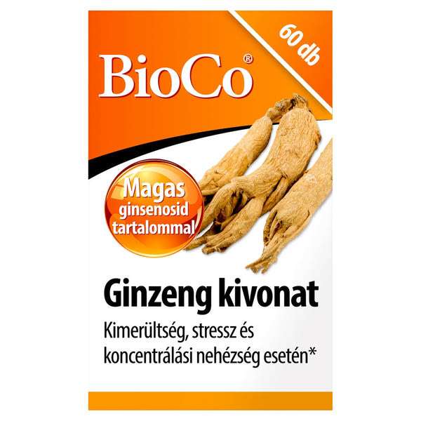 BioCo Ginzeng kivonat étrend-kiegészítő tabletta - 60 db