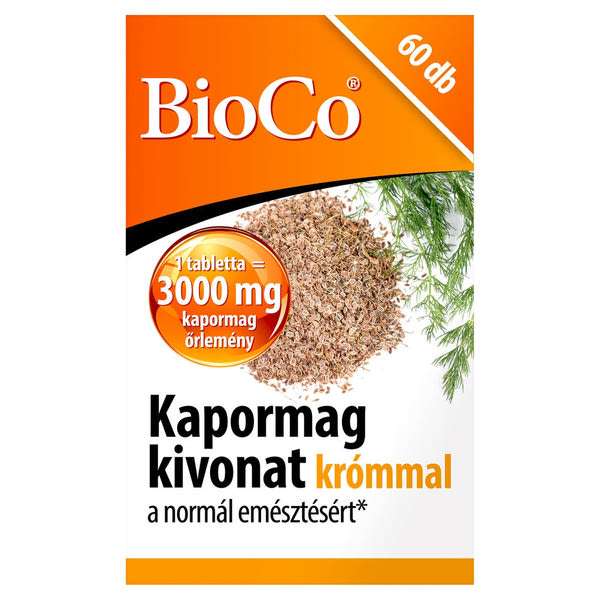 BioCo Kapormag kivonat krómmal étrend-kiegészítő tabletta - 60 db