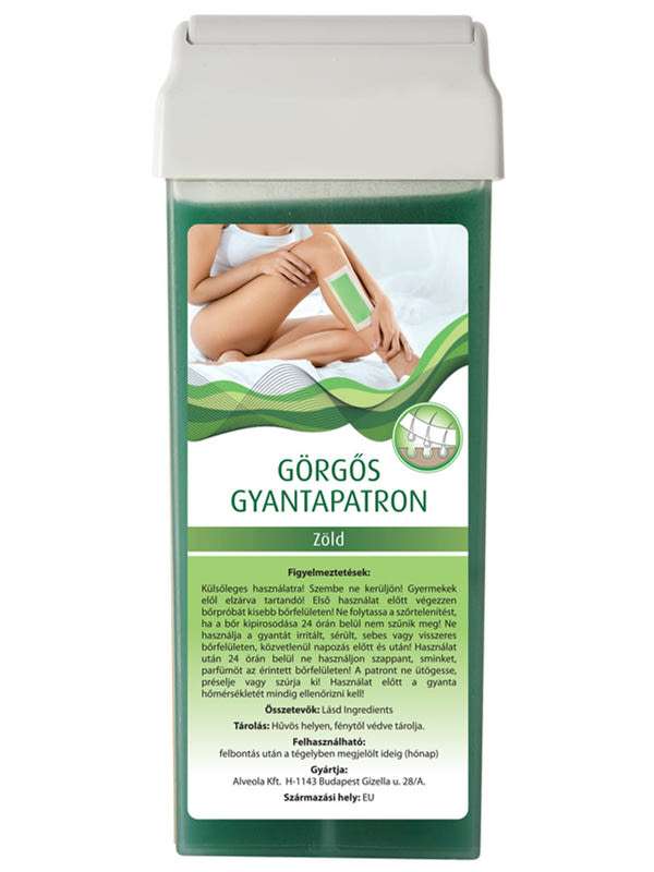 X-Epil Görgős gyantapatron, zöld színű - 100 ml