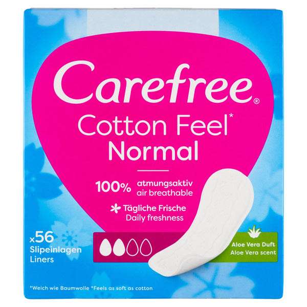 Carefree Cotton Aloe tisztasági betét - 56 db