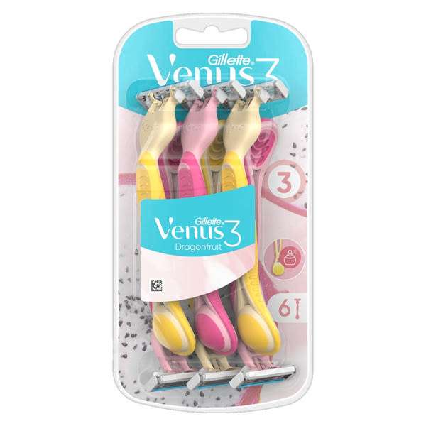 Gillette Venus Dragonfruit eldobható borotva - 6 db