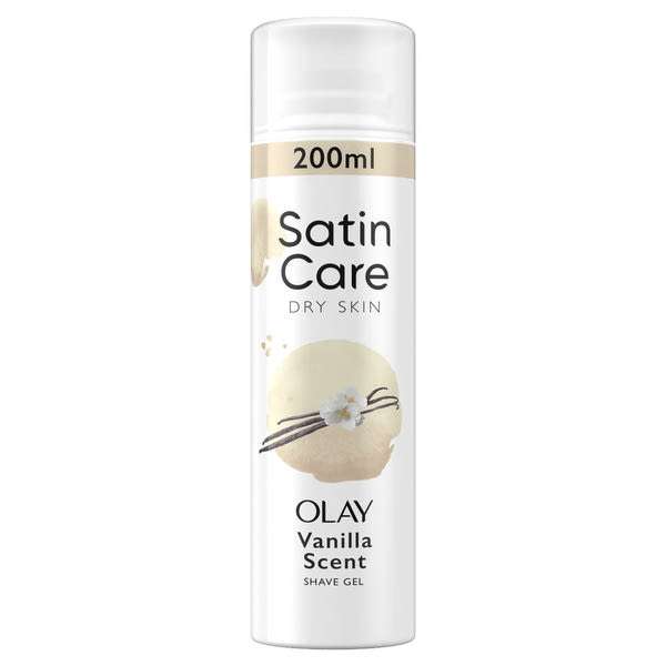Gillette Satin Care Vanília borotvazselé - 200 ml