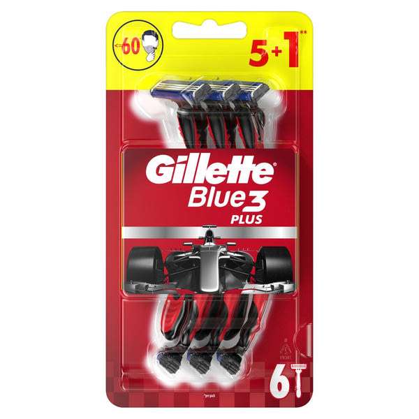 Gillette Blue3 Plus eldobható borotva 3 pengés - 6 db