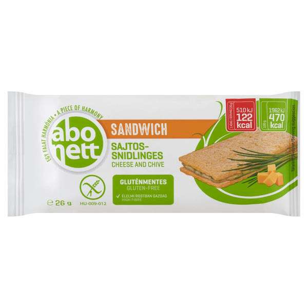 Abonett sandwich sajtos-snidlinges - 26 g