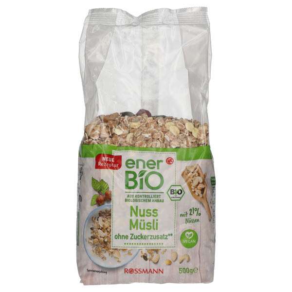 enerBio - müzli magvas mogyorós - 500 g