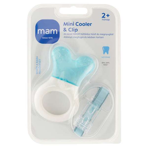 Mam mini hűtőrágóka csipesszel 2 hónapos kortól - 1 db