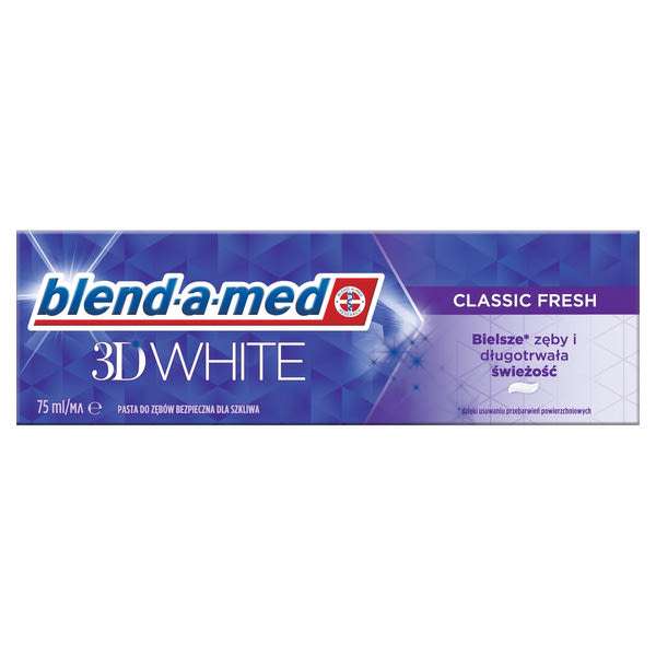 Blend-a-med 3D White Classic Fresh fogkrém - 75 ml