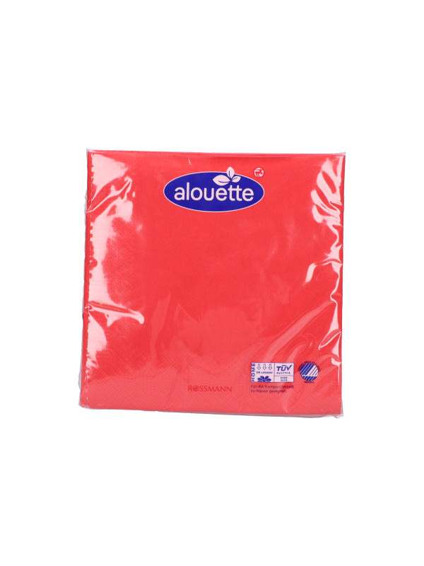 Alouette Piros Szalvéta - 30 db