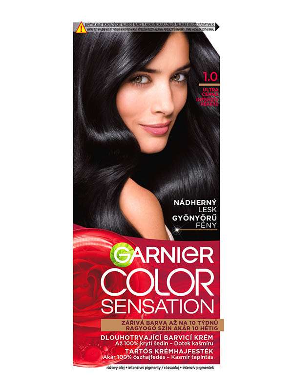 Garnier Color Sensation hajfesték 1 Intenzív feket - 1 db