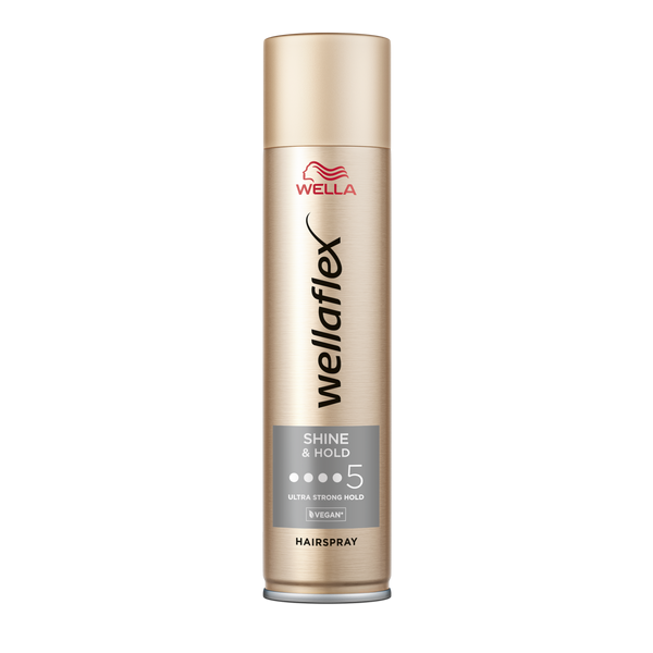 Wellaflex Shine & Hold hajlakk - 250 ml