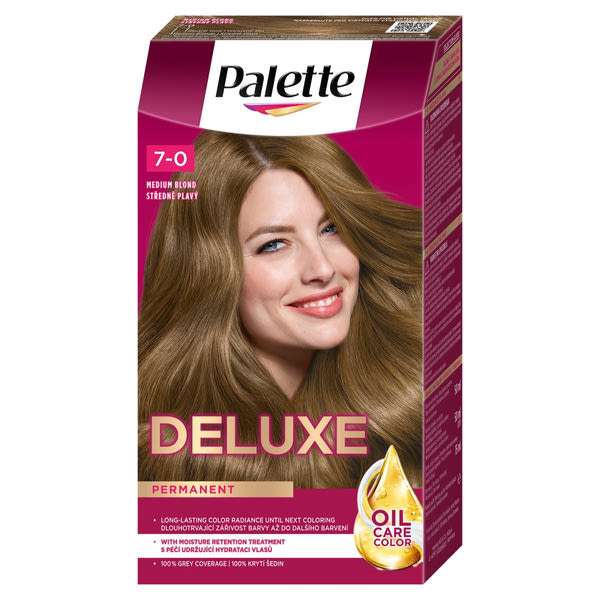 Schwarzkopf Palette Deluxe hajfesték 400 középszőke - 1 db