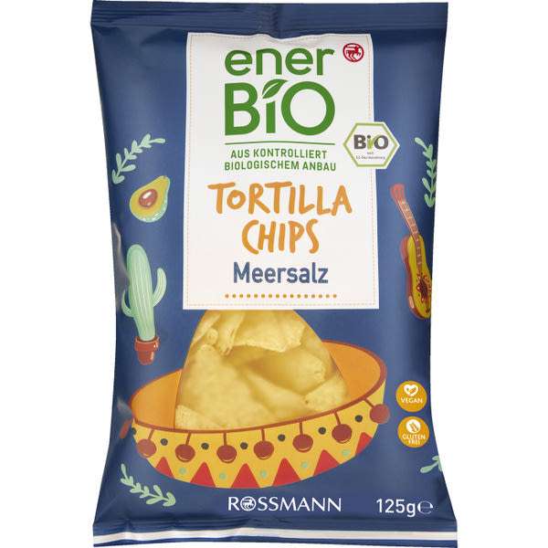 enerBiO tortilla chips - 125 g