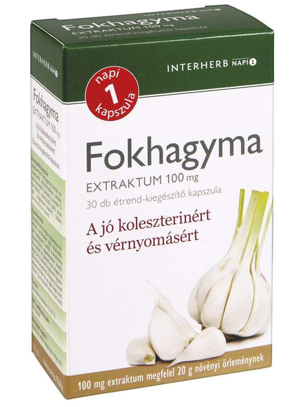 Interherb Napi 1 Fokhagyma Extraktum kapszula - 30 db