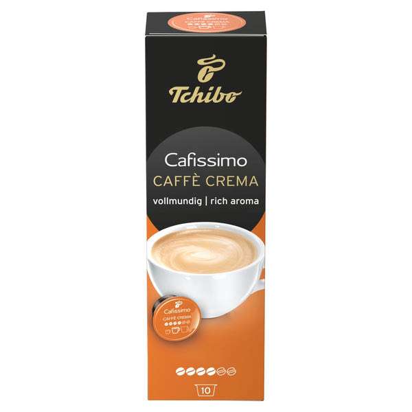 Tchibo Caffe Crema Rich Aroma Cafissimo kávékapszula - 10 db