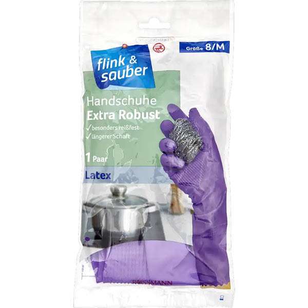 Flink & Sauber extra erős M-es háztartási kesztyű - 1 db
