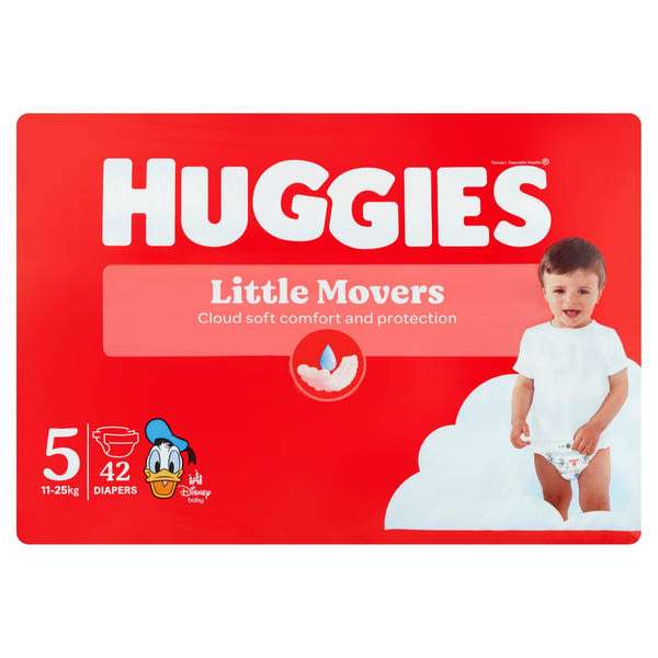 Huggies Little Movers 5 nadrágpelenka 11-25 kg - 42 db
