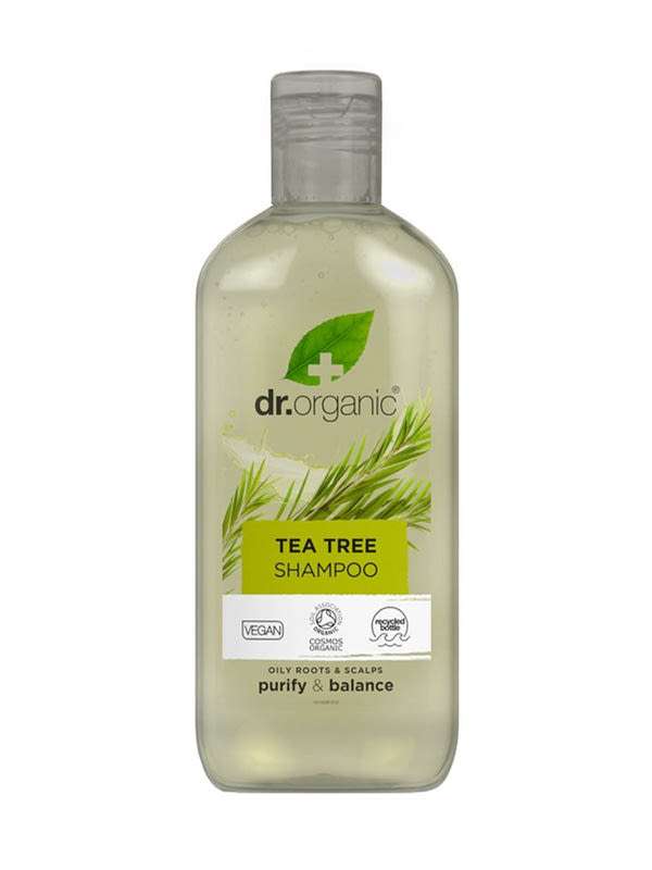 Dr.Organic mélytisztító sampon bio teafaolajjal - 265 ml
