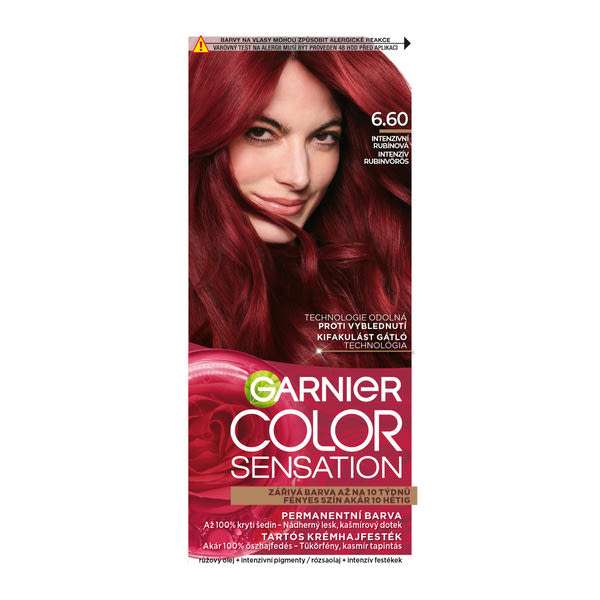 Garnier Color Sensation hajfesték 6.6 Intenzív rubinvörös - 1 db