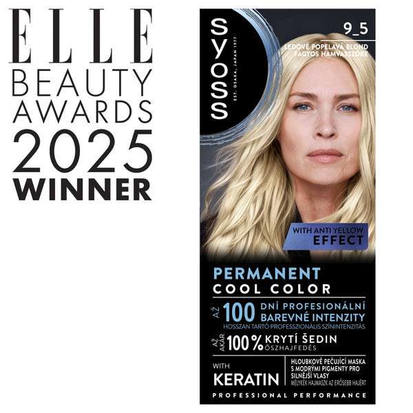 Syoss Color hajfesték 9-5 FAGYOS HAMVAS SZŐKE- 1 db