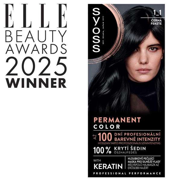 Syoss Color hajfesték 1-1 fekete - 1 db