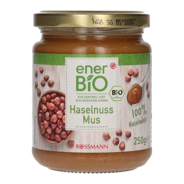 enerBio mogyoró krém 100% - 250 g