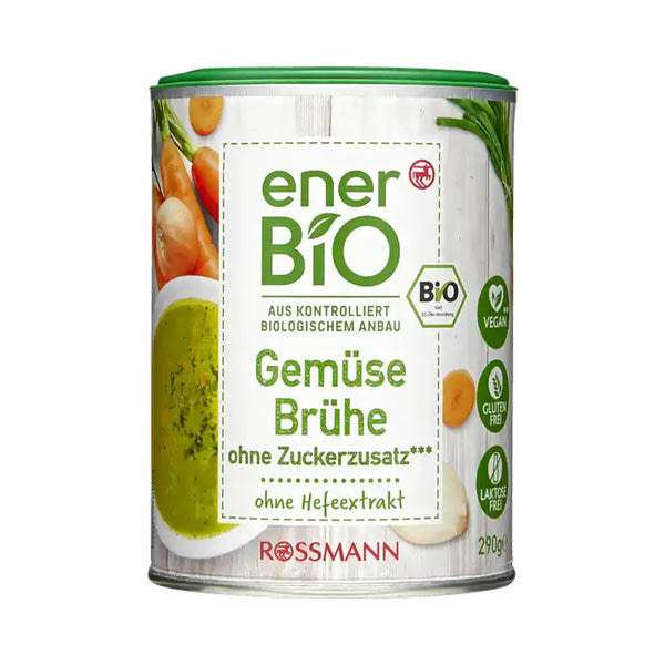 enerBiO zöldségleves alappor - 290 g