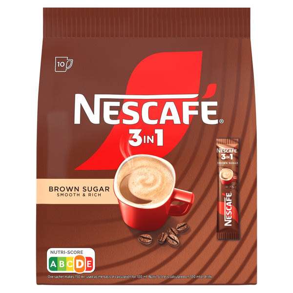 Nescafé 3in1 barna cukros 10 x 16,5 g - 1 db
