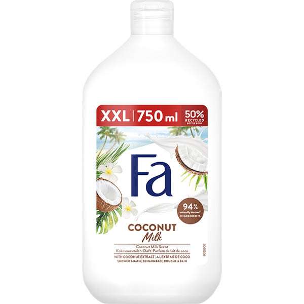 Fa Coconut Milk tus- és habfürdő - 750 ml