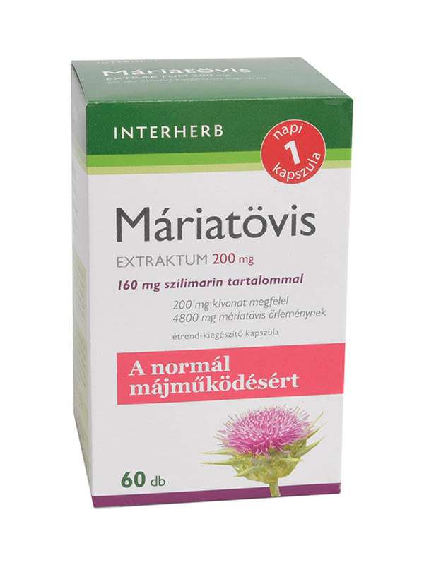 Interherb napi 1 máriatövis extraktum - 60 db