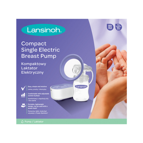 Lansinoh 2 fázisú kompakt elektromos mellszívó - 1 db
