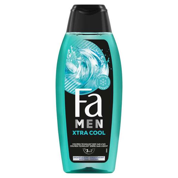 Fa Men Xtra Cool 2 az 1-ben tusfürdő és sampon - 400 ml