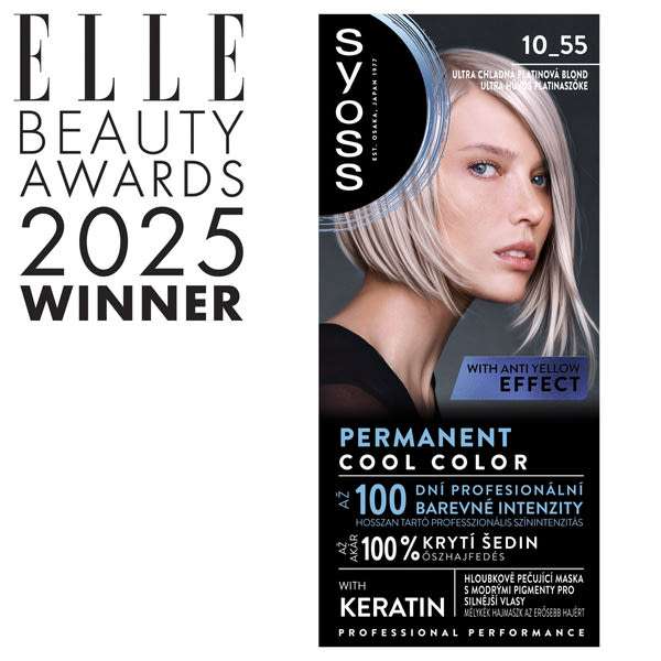 Syoss Color hajfesték 10-55 ultra platinaszőke - 1 db