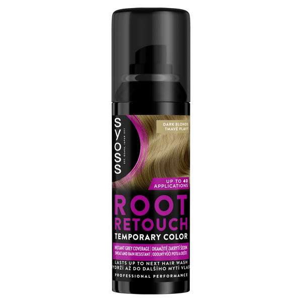 Syoss Root Retoucher Lenövést Elfedő hajszínező spray sötétszőke - 120 ml