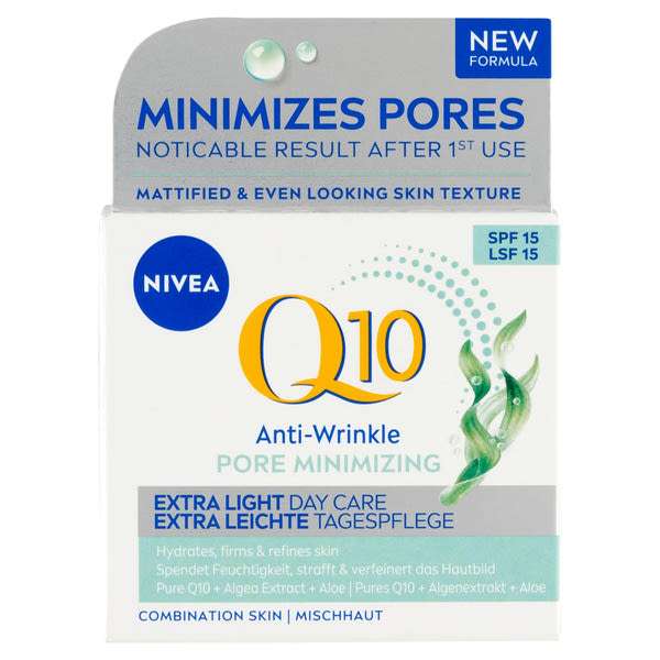 NIVEA Q10 Power pórusfinomító ránctalanító nappali arckrém - 50 ml