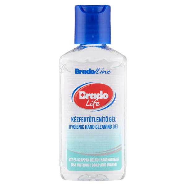 BradoLife kézfertőtlenítő gél - 50 ml