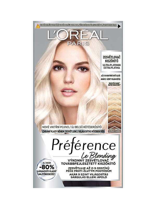 L'Oréal Paris Préférence hajfesték 8L Extra platinaszőke - 1 db